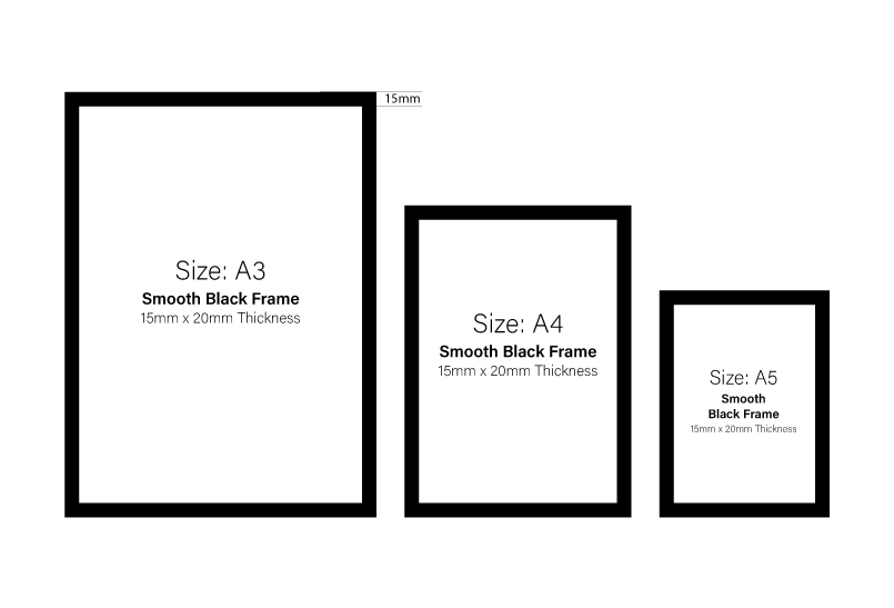Smooth Black Frame